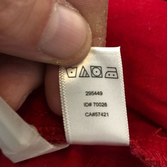 Ann Taylor Loft Womens Pants Size 27/4 P Modern Ankle Stretch Casual Travel Red - Picture 11 of 15